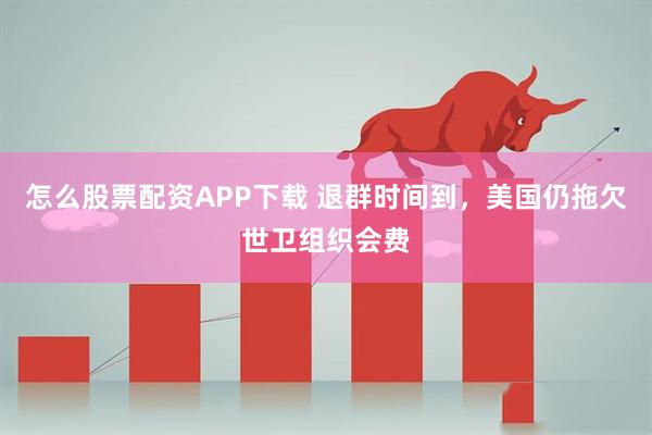 怎么股票配资APP下载 退群时间到，美国仍拖欠世卫组织会费